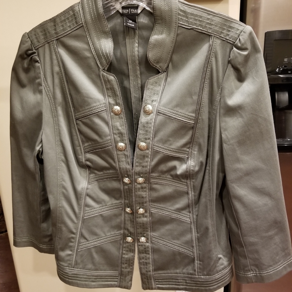 Gray Button-Up Jacket